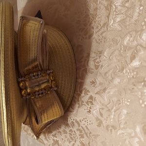 Mr. Hi's Golden Straw Captain's Hat